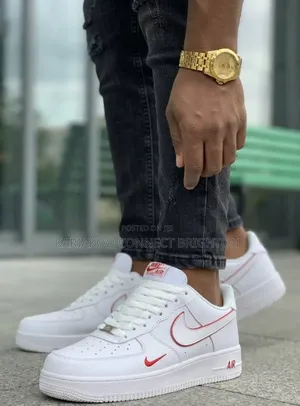 Nike Air Force 1 Leather Sneakers