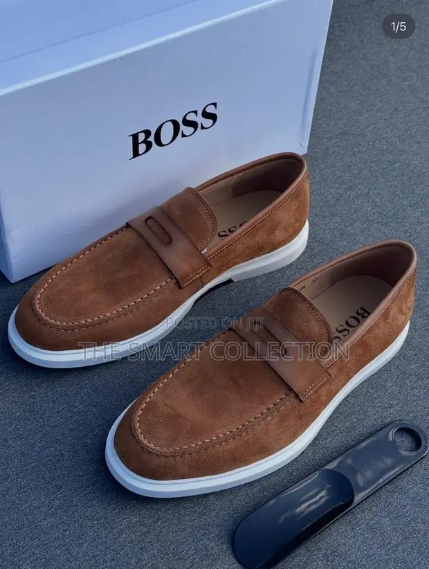 Viatu vya Ngozi vya Boss kwa Wanaume - Ukubwa 40-46 - 1