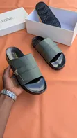 Men's Sandals - Multicolor Canvas - 1