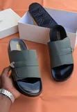 Men's Sandals - Multicolor Canvas - 2
