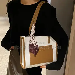 Rabbit Hair Shoulder Bag - Brown