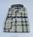 Men's Long Sleeve Checked Cotton Shirts (Brand New) - 4
