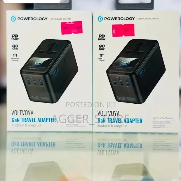 Powerology Voltvoya GaN Travel Adapter 100W - 1