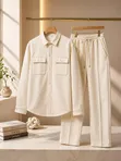Cream Suit Jackets Style - 2