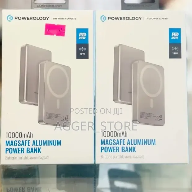 Powerology 10000mAh MagSafe Aluminum Power Bank - 1