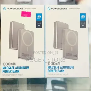 Powerology 10000mAh MagSafe Aluminum Power Bank