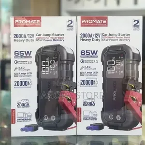 Promate SparkTank-20 2000A Jump Starter & 20000mAh Powerbank