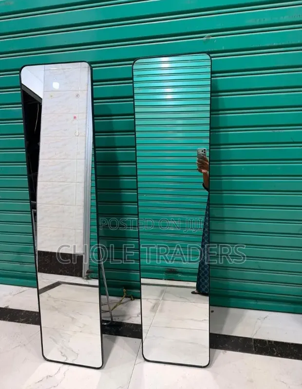 Unbreakable Floor Mirror with Stand - 1