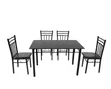Dining Table with Six Chairs - Foldable - 2