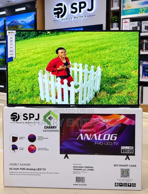 SPJ 43-Inch Frameless Full HD LED TV - 1
