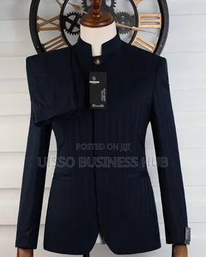 Black Kaunda Suit - Brand New