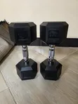 Bodygym Dumbbell ya Mpira ya Heksagoni 10KG - 3