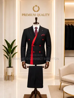 Premium Peak Lapel Suit - Hugo Boss