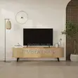 Gentle TV Stand with Oval Silhouette - 1