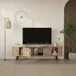 Gentle TV Stand with Oval Silhouette - 3