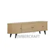 Gentle TV Stand with Oval Silhouette - 4