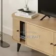 Gentle TV Stand with Oval Silhouette - 5
