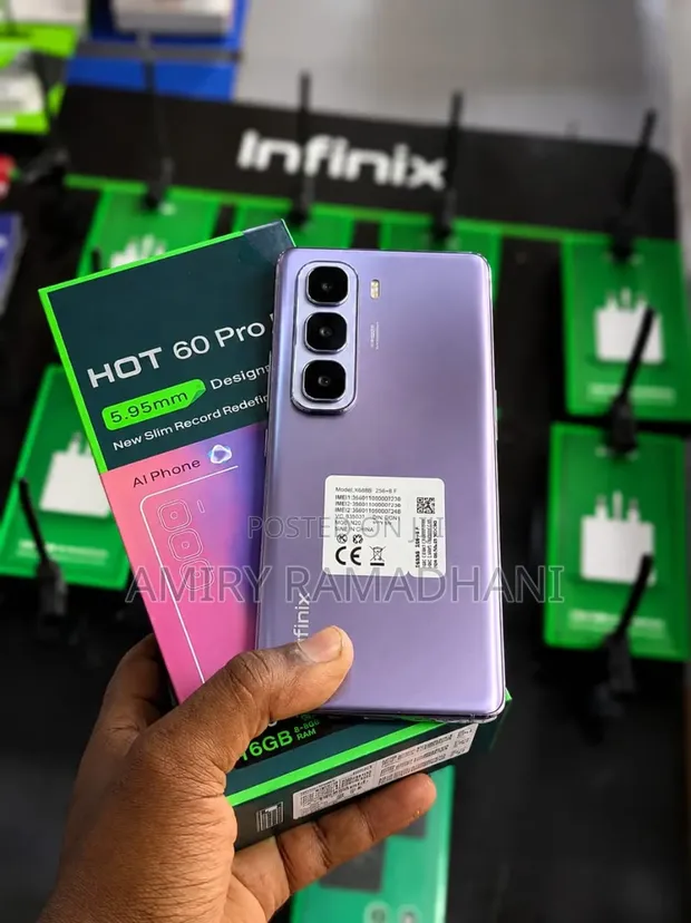 New Infinix Hot 60 Pro+ 256GB Black - 1