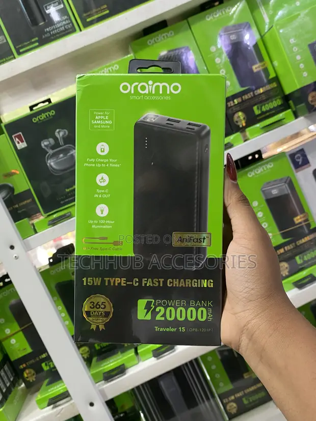 Oraimo Traveler 4 Powerbank 20000mAh - 1