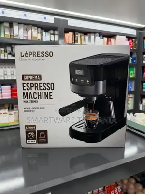 LePresso Suprema Espresso Machine with Milk Steamer