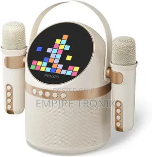 Philips TAS2509WT/00 10W Bluetooth Karaoke Speaker with 2 Mics