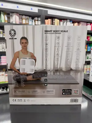 Green Lion Smart Body Scale with 8 Electrodes (180kg, App Control)