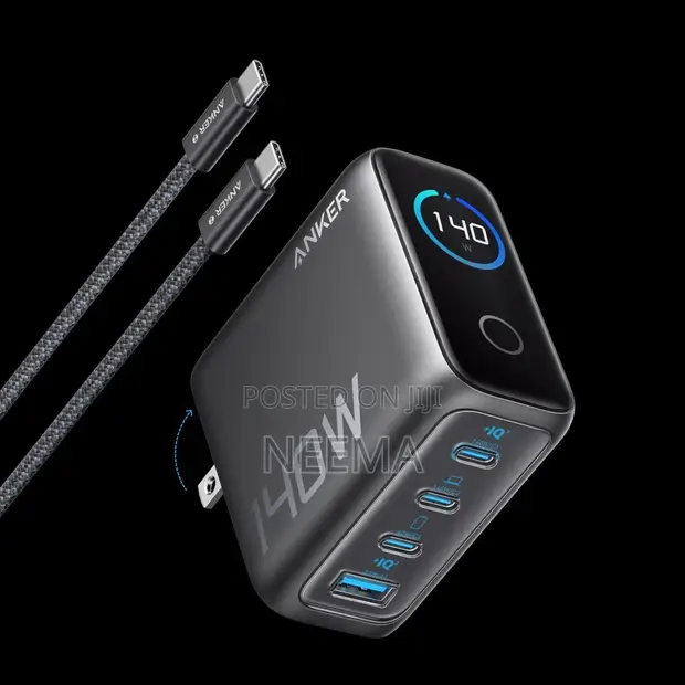 Anker 140W Fast Charger for Four Devices - 1