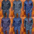 Men's Plaid Senator Suits - 1
