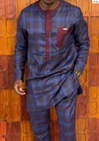 Men's Plaid Senator Suits - 2