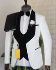 Mario Cesar White Tuxedo Suit - 4