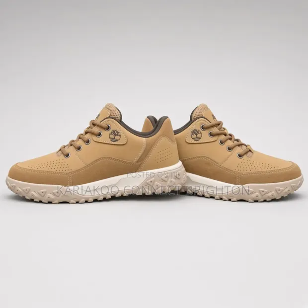 Timberland Brown Leather Hiking Shoes - 1