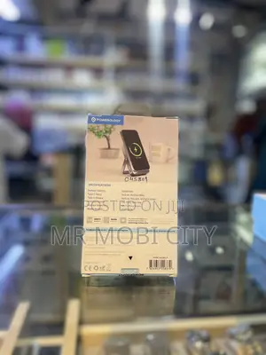 Powerology Magnetic Wireless Power Bank with Stand 10000mAh