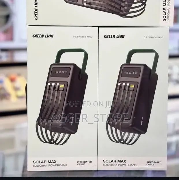 Green Lion Solar Max 80000mAh Power Bank - 1