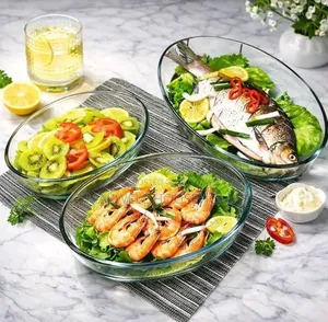 Baking Tray Set / Salad Bowl (Glass)