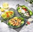 Baking Tray Set / Salad Bowl (Glass) - 2
