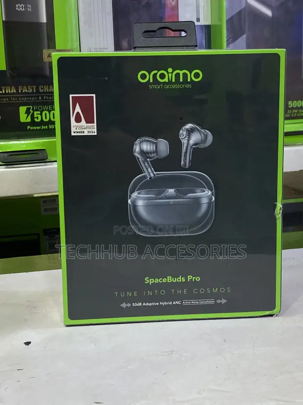 Oraimo SpaceBuds Pro Hybrid ANC Earbuds - 1