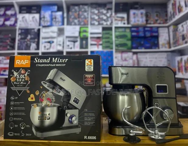 RAF R.6606 Kitchen Stand Mixer 1400W - 5L Digital Display - 1