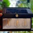 Triple Bulb Solar Outdoor/Indoor Lights - 1