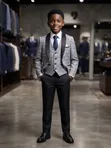 Children's Tuxedo Suit - 1