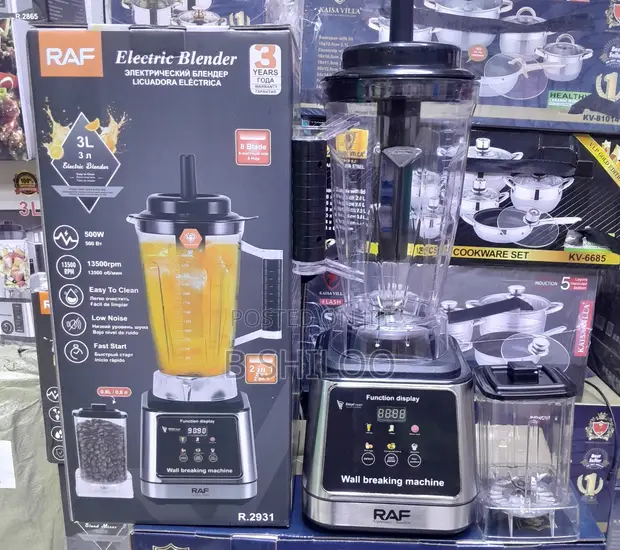 Raf Electric Digital Blender 3L 500W - 1