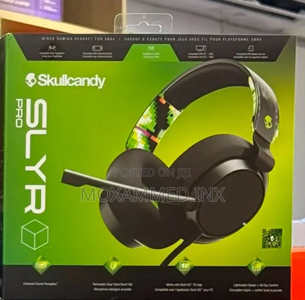 Slyro Candy Green/Black Wired Headphones - 1