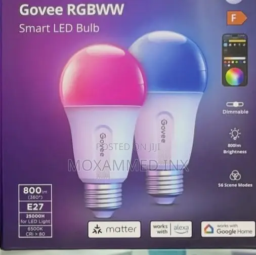 Govee RGBWW Smart LED Bulb WiFi (Pack of 2) - 1