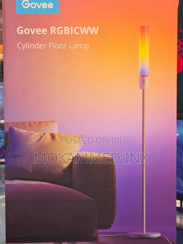 Govee Cylinder Floor Lamp - Mpya Kabisa - 1