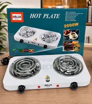 Electric Hot Plate - 2 Burners, 2000W
