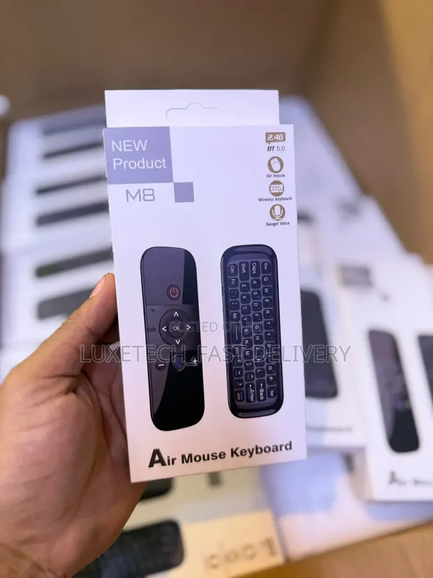 3-in-1 Air Mouse Keyboard for Smart TV, Android Box, PC - 1