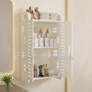 Wall Mounted Multifunctional Storage Rack (PVC)