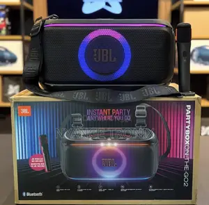 JBL PartyBox On-The-Go 2 with 2 Microphones