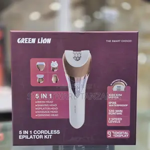 Green Lion 5-in-1 Cordless Epilator Kit