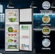 Impex Refrigerator Double Door 138L - 1