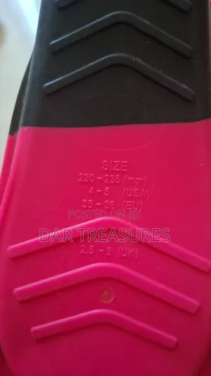 Original Maru Swim Training Fins - Pink/Black (EU 35-36)